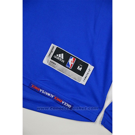 Maglia New York Knicks Kristaps Porzingis #6 Blu